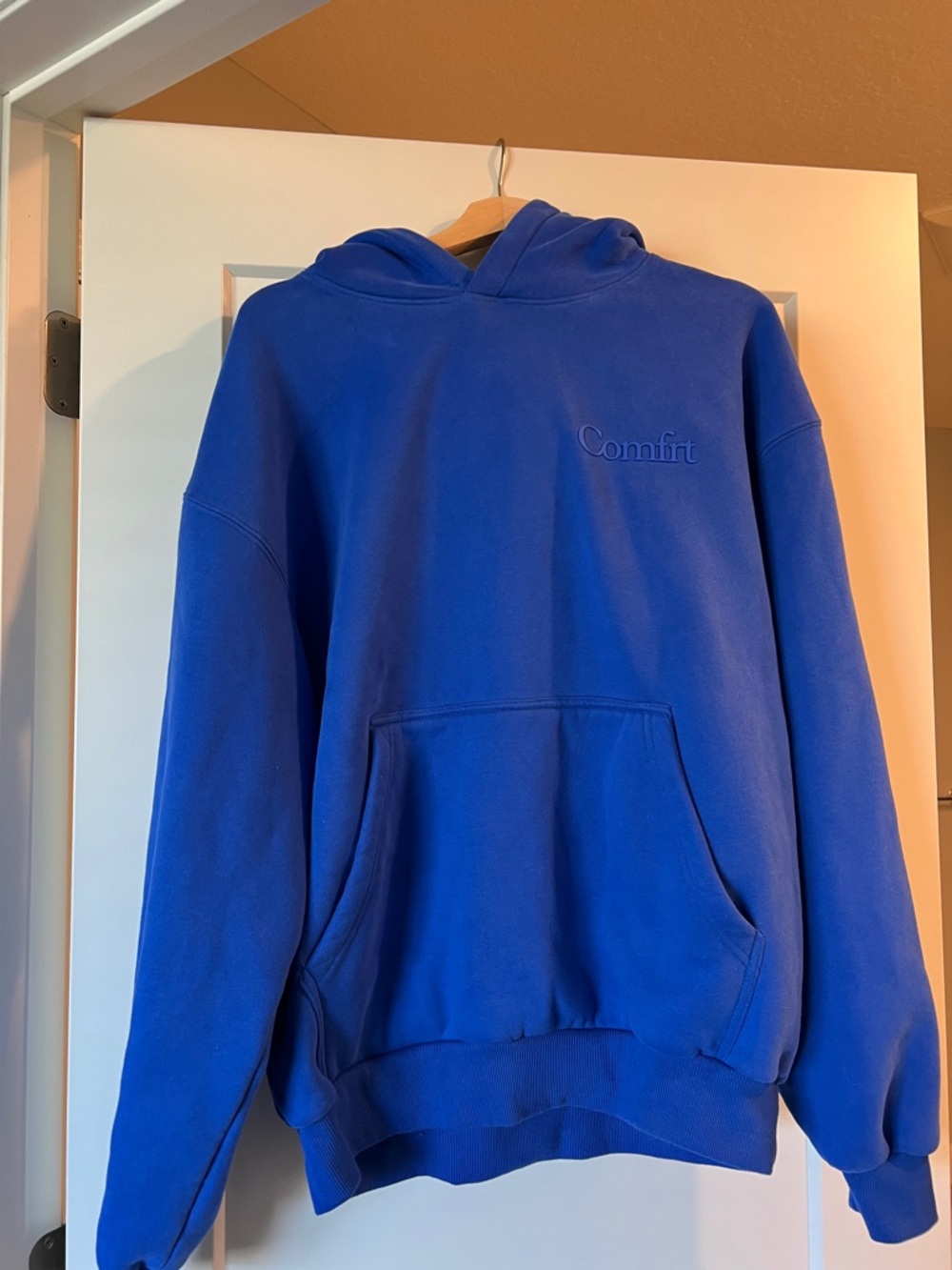 Comfrt Minimalist Hoodie Cobalt Blue